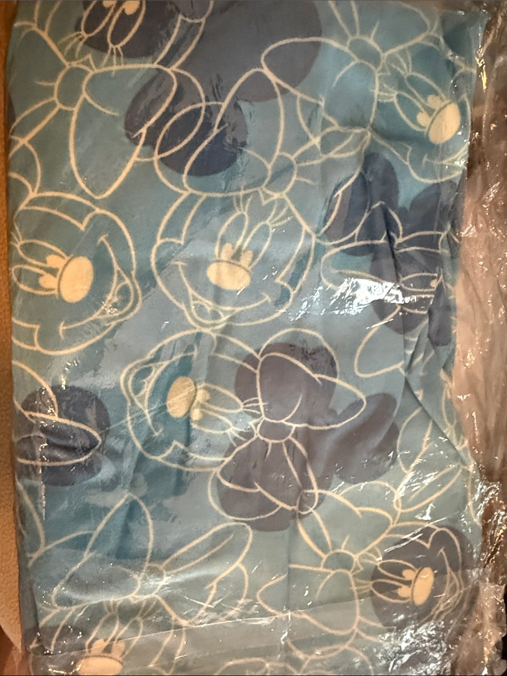 LuLaRoe Light Blue Minnie Mouse Leggings - Picture 5 of 5